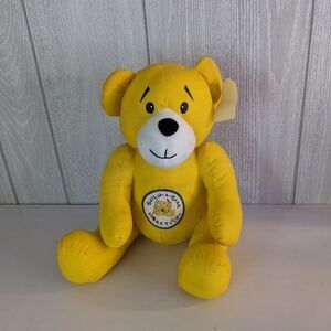 Build A Bear Yellow 10" Teddy Bear BAB 2013 Stuffed Animal EUC
